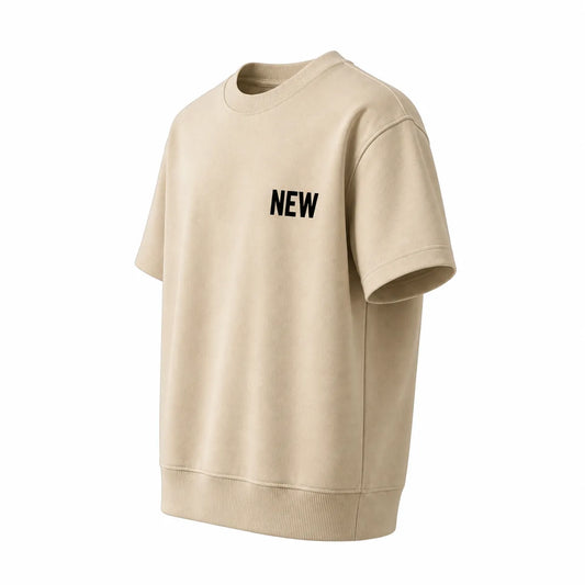 Park Souvenirs Gifts Trendy Beige Graphic T-Shirt with NEW Text – Soft Fit Only (M)