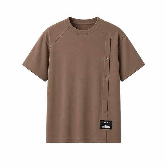 Park Souvenirs Gifts Classic Solid Brown T-Shirt for Men – Lightweight Comfort Only (M)