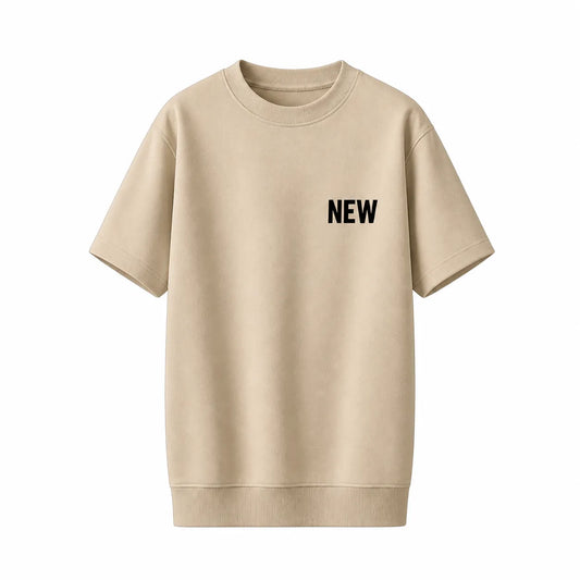 Park Souvenirs Gifts Trendy Beige Graphic T-Shirt with NEW Text – Soft Fit Only (M)
